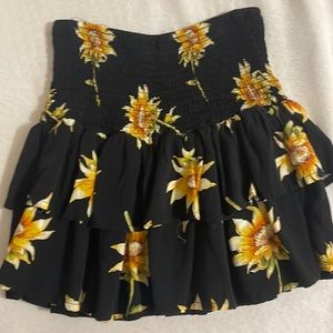 Forever 21 floral skirt